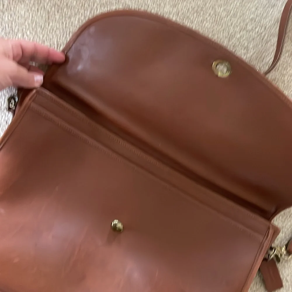 Coach Stewardess Style Leather briefcase - chestnut brown - Picture 4 of 11